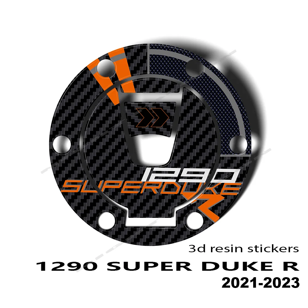 For 1290 Super Duke R Super Duke R 1290 2018-2023 Motorcycles Protectors Compatible Fuel Tank Cap 3D Epoxy Resin Sticker Kit