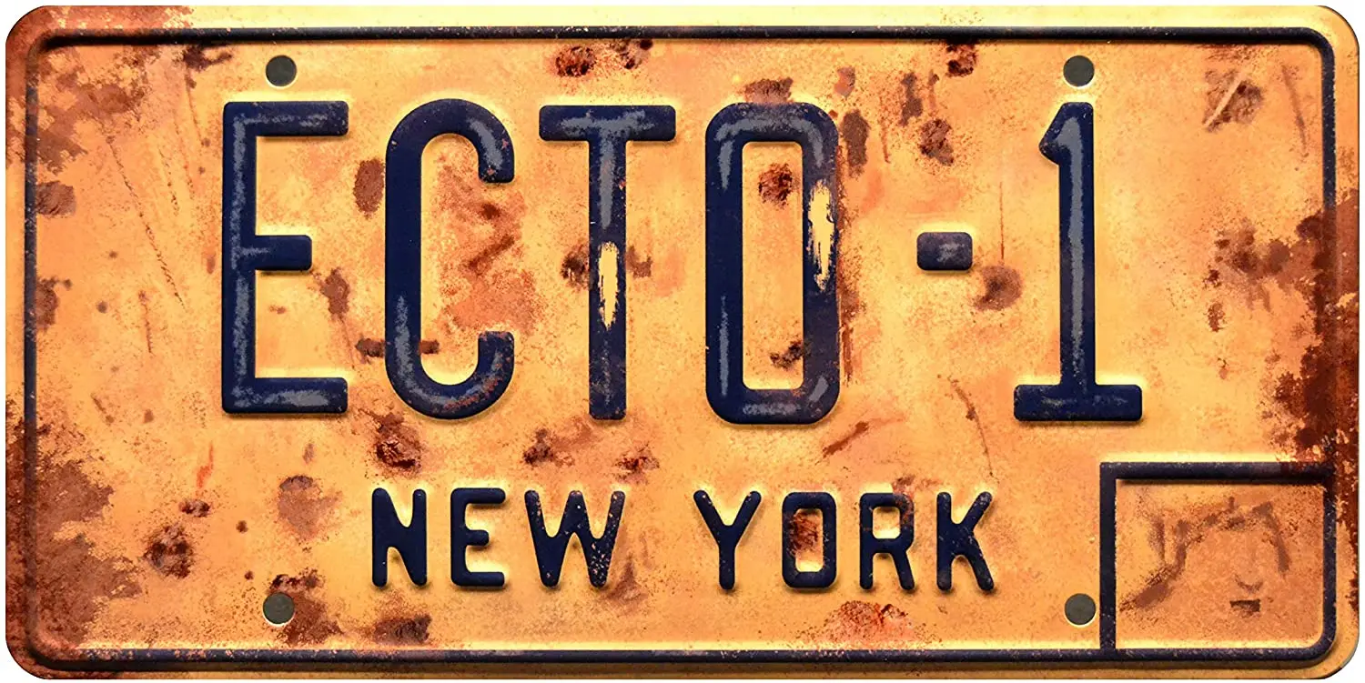 Celebrity Machines Ghostbusters: Afterlife | ECTO-1 | Metal  Metal Sign