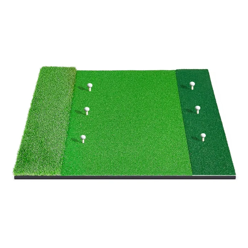 Long and short grass hitting pads, outdoor swing, practice golf nylon spring hitting pads