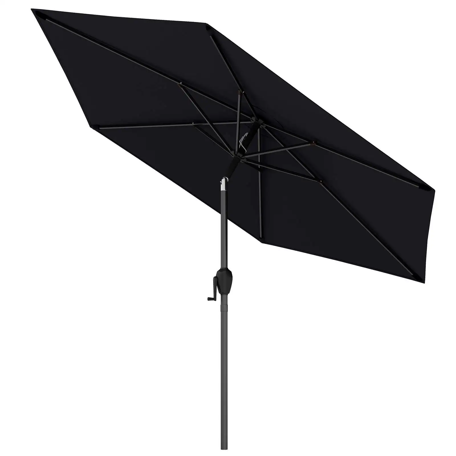 7. 5 ft Patio Umbrella Outdoor Heavy Duty Market Umbrella w/ Push Button Tilt
