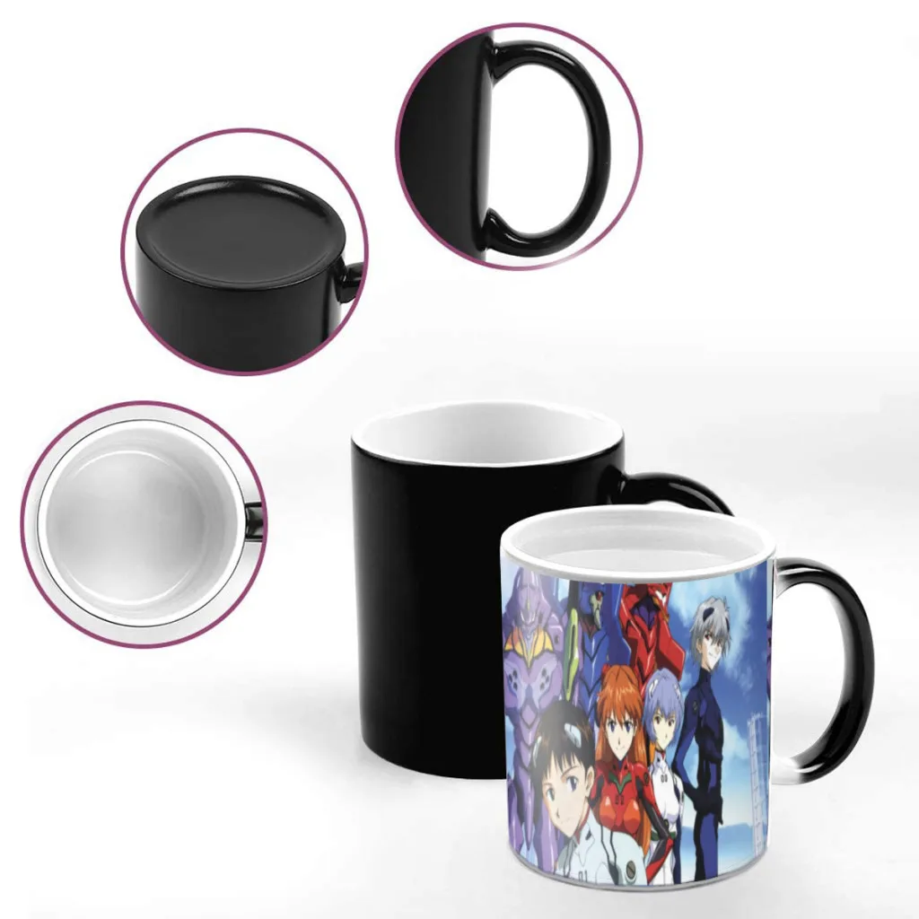 G-Genesis E-Evangelion Eva Changing Mug Sensitive Ceramic coffee Tea Mugs Cup best gift for friends