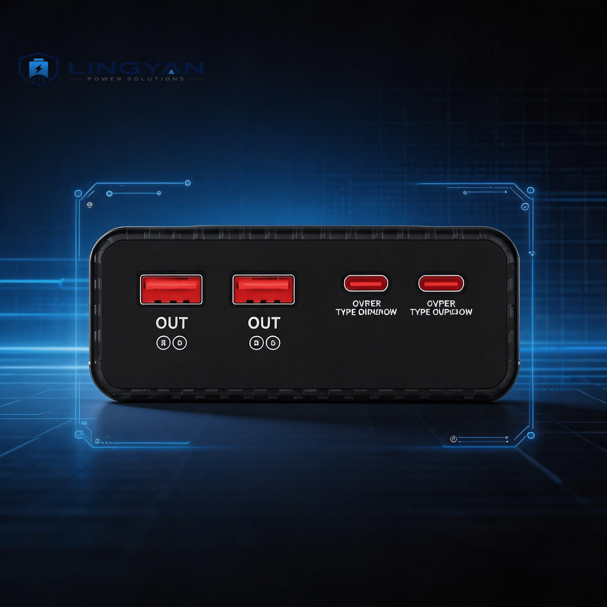 Laptop Fast Charging DIY Power Bank Housing PD100W 6×21700 Dual Type‑C QC PPS SCP No‑Solder Battery Case