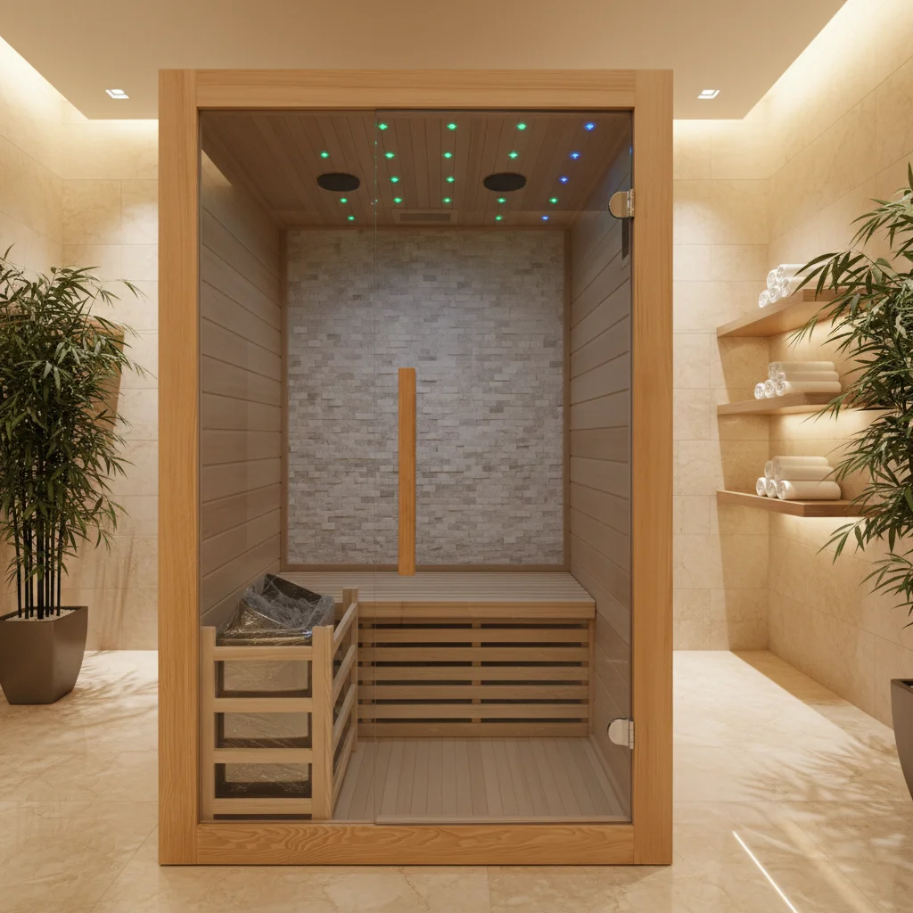 FL Sauna Complete Accessory Included Sauna Room For Household DIY Assembly Far Infrared Sauna Cabin