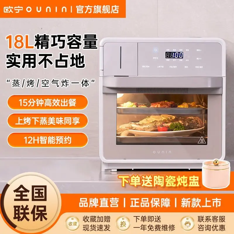 Steaming and roasting machine Home multi-function roaster Small desktop steam electric oven