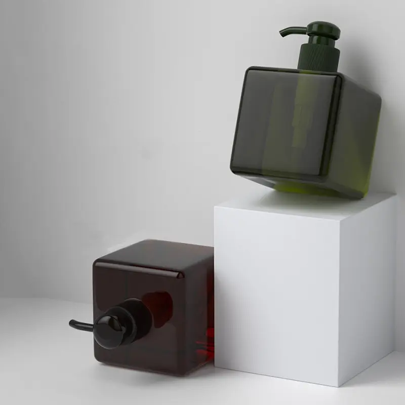 250ml פלסטיק כיכר ברור בקבוק נוזל סבון קצפת מוס נקודות הביקבוק שמפו קרם מקלחת ג 'ל משאבת בקבוק