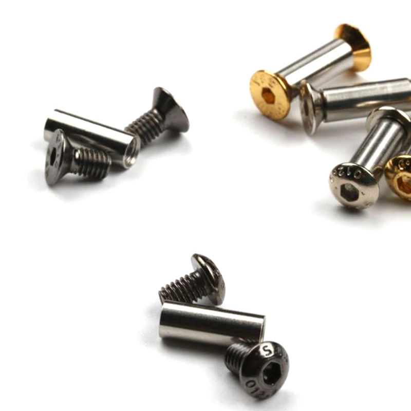 2PCS Knives Screw Rivet Tools For Knife Handle Plate Fastening Processing Screw