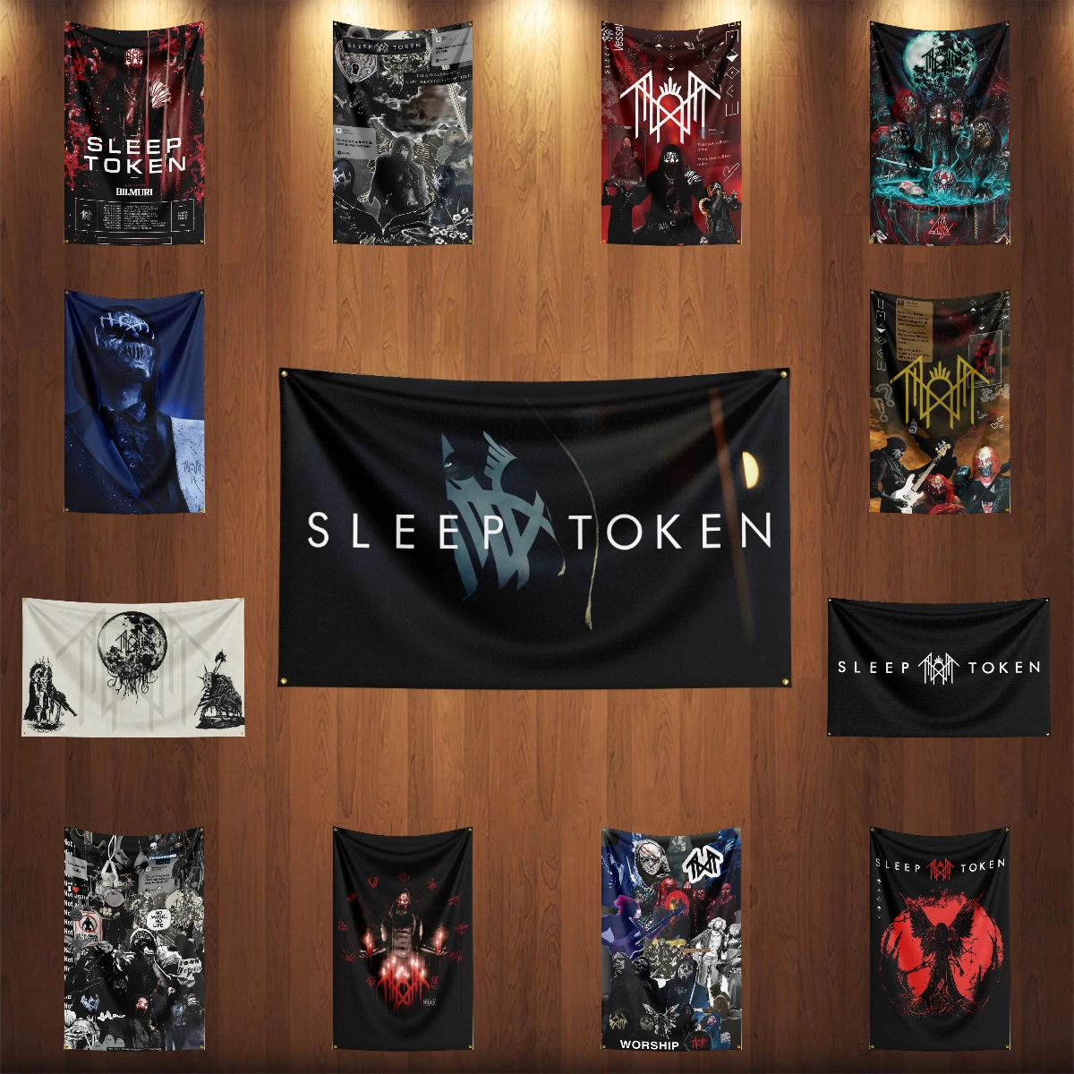 

3x5 Ft Heavy Rock Band S-Sleep-Tokens Flag Polyester Digital Printing Banner for Bedroom Wall Art Out Door Tapestry Decora