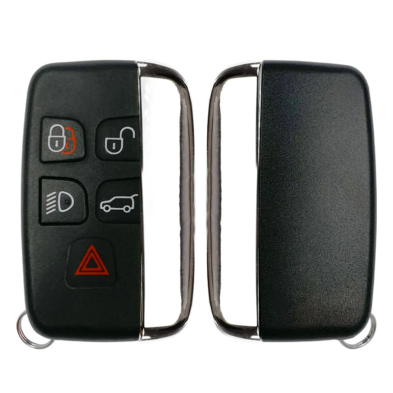 CS 004011   Wymienna obudowa klucza z kluczykiem awaryjnym z logo Pasuje do Land Rover Range Rover Evoque Sport LR4 JLR Smart Key Cover