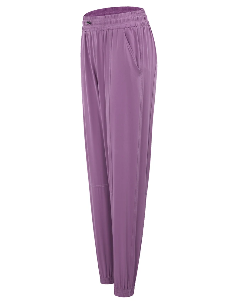 2024 new loose sweatpants women's leg running thin overalls high waist quick-drying yoga pants
