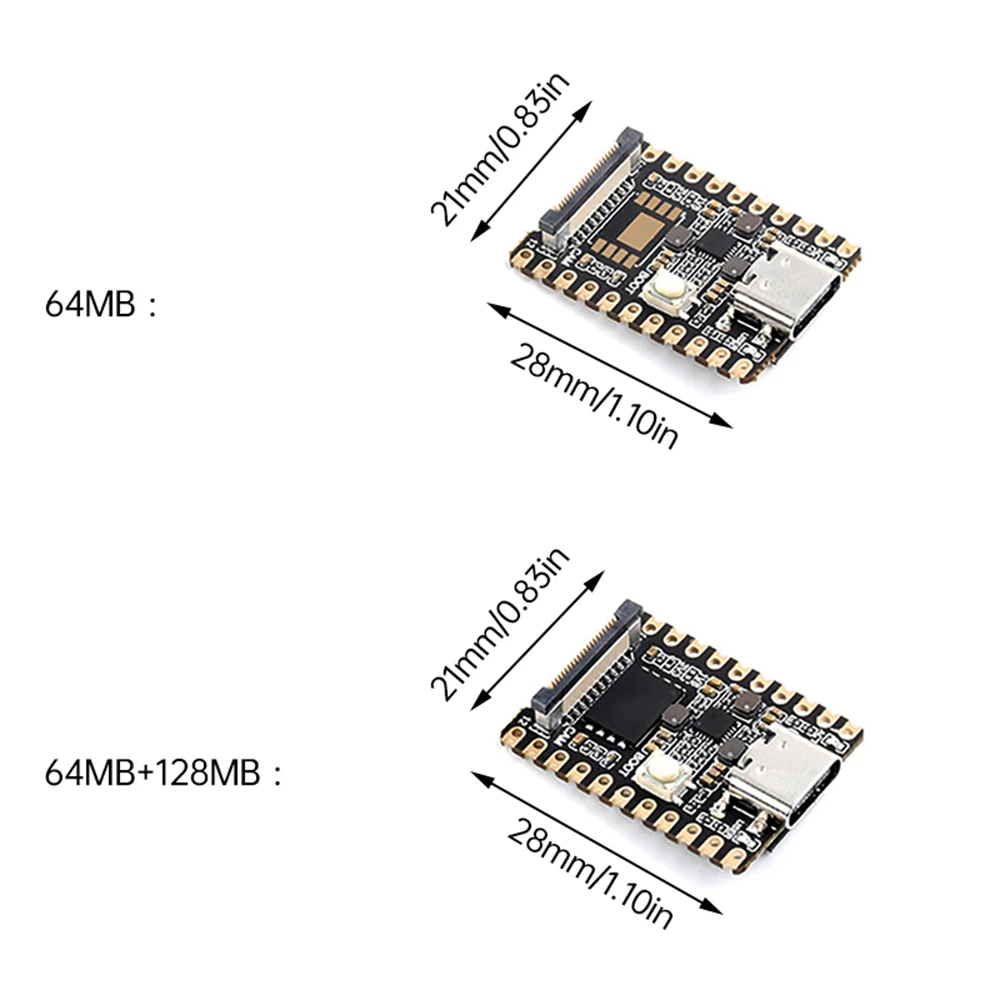 Luckfox Pico Mini Linux RV1103 AI Board ARM Cortex A7 64MB 64MB + 128MB Flash Type-C لوحة تطوير اصطناعية مجموعة إلكترونية