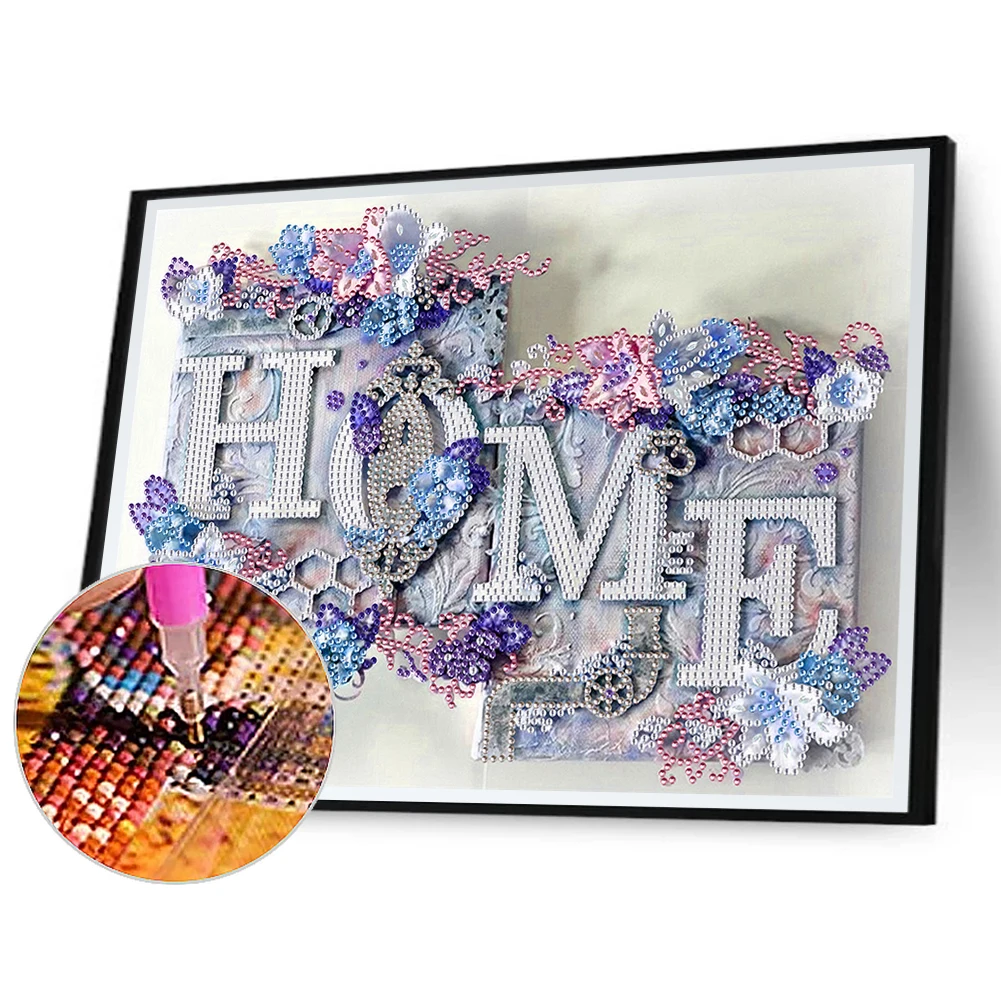 Home 5d DIY Diamant Malerei Strass Stickerei speziell geformte Teil bohrer Wand dekoration Malerei Diamant