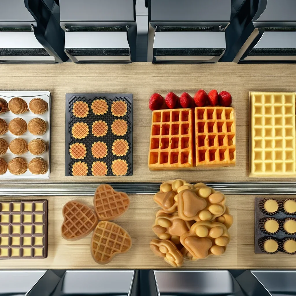 Quick Disassembly Waffle Production Line Easy Flushing Reduce Cross-contamination Risk in Food Production Plant
