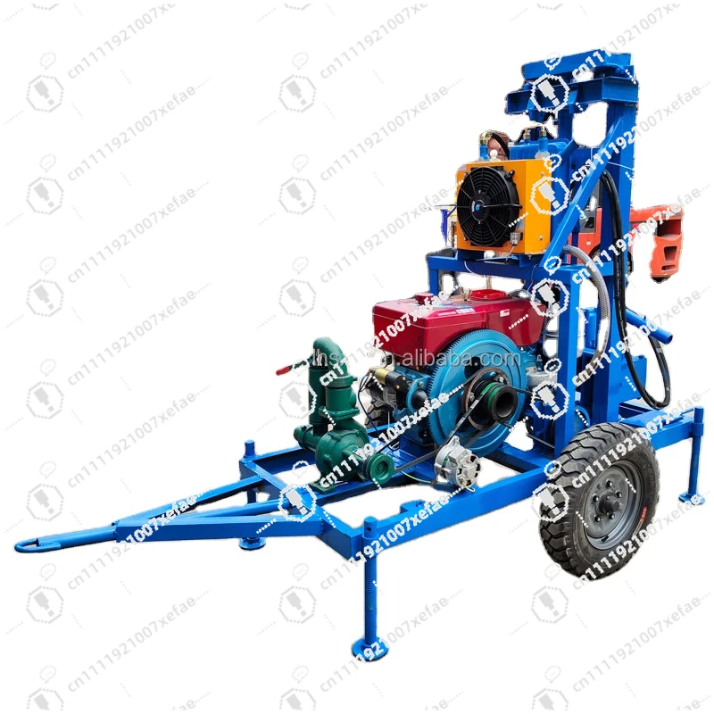 150M 22HP Mining Rig/Underground Deep Water Drilling Rig/Water Well Rotary Drilling Rig for Sale