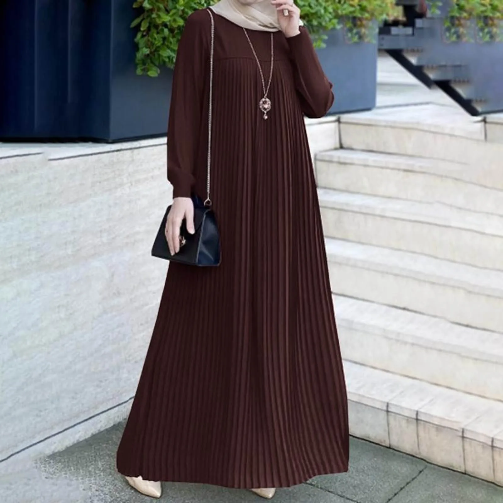 Autumn Dress Elegant Prom Gown Maxi Dress 2024 Women Muslim Abaya Dubai Long Sleeve Fashion A Line Robe Femme Islam Clothing