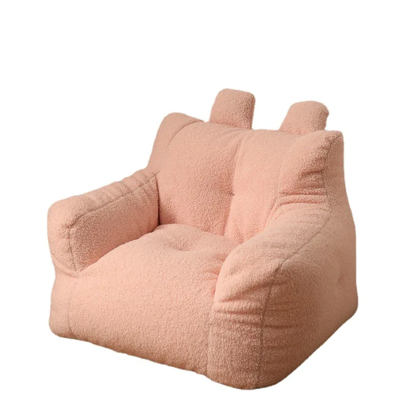 Children's Sofa Cute Cartoon Seat Lazy Sofa Children's Lamb Velvet Seat Baby Mini Leisure Chair