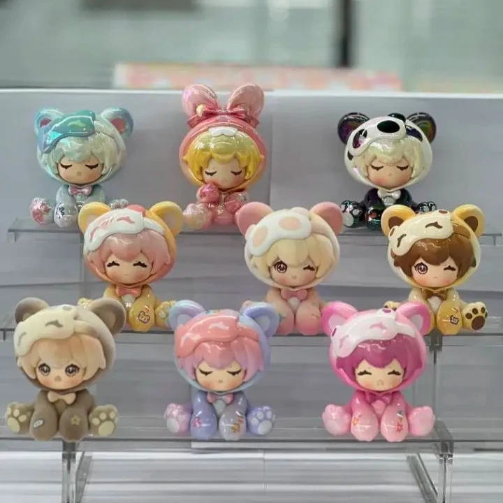 

soki Suqi's bedtime story bear series blind box figurines trendy toy tabletop ornaments cute surprise gifts mystery boxes