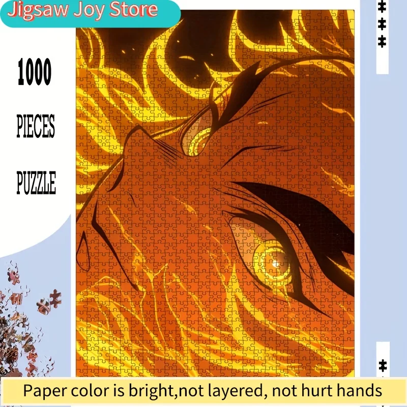 

1 Box of Popular Anime Jigsaw Puzzle, , Large-sized Vibrant Puzzle for, DIY Fun, Suitable for Home Decoration, Bright Colors,