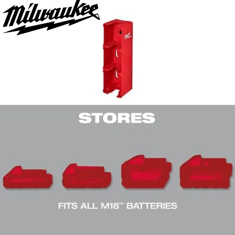 Milwaukee 48-22-8339 PACKOUT™ M18™ Durable Exhibition Battery Rack Power Tool Accessories MILWAUKEE Tools