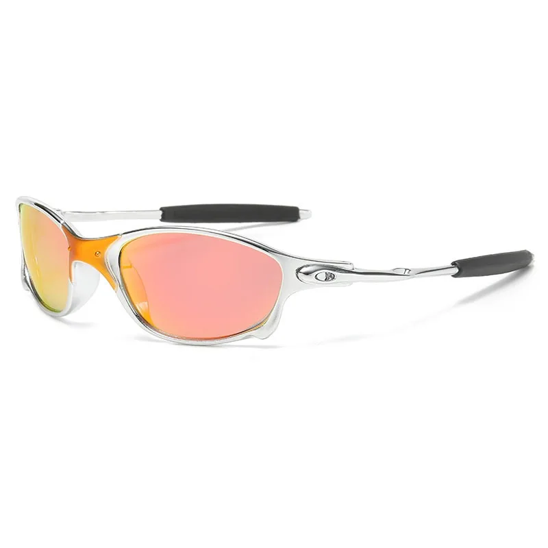 Colorful Fashion Sunglasses UV Protection Shades for Women Y2K Metal Frame Sun Glasses Trendy Decorative Eyewear Ultraviolet - view 4