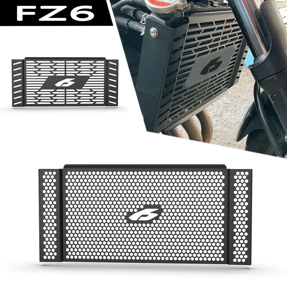 

Motorcycle Radiator Grille Cover Guard Protection Protetor Accessories FOR YAMAHA FZ6 FAZER FZ-6 FZ 6 Fazer 2007 2008 2009 2010