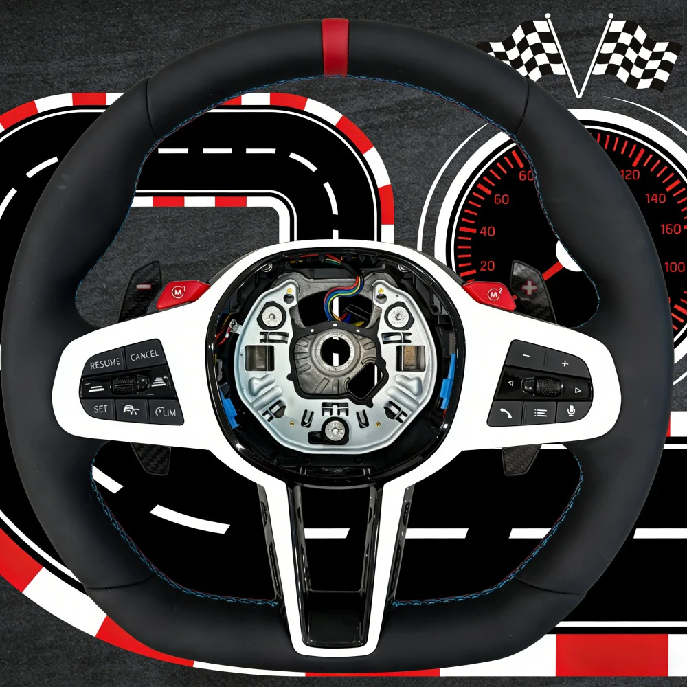 

Retrofit Performance Steering Wheel For BMW G/F Series G15 G16 G20 G21 G30 G32 X4 G02 G87 M3 F22 F30 F36