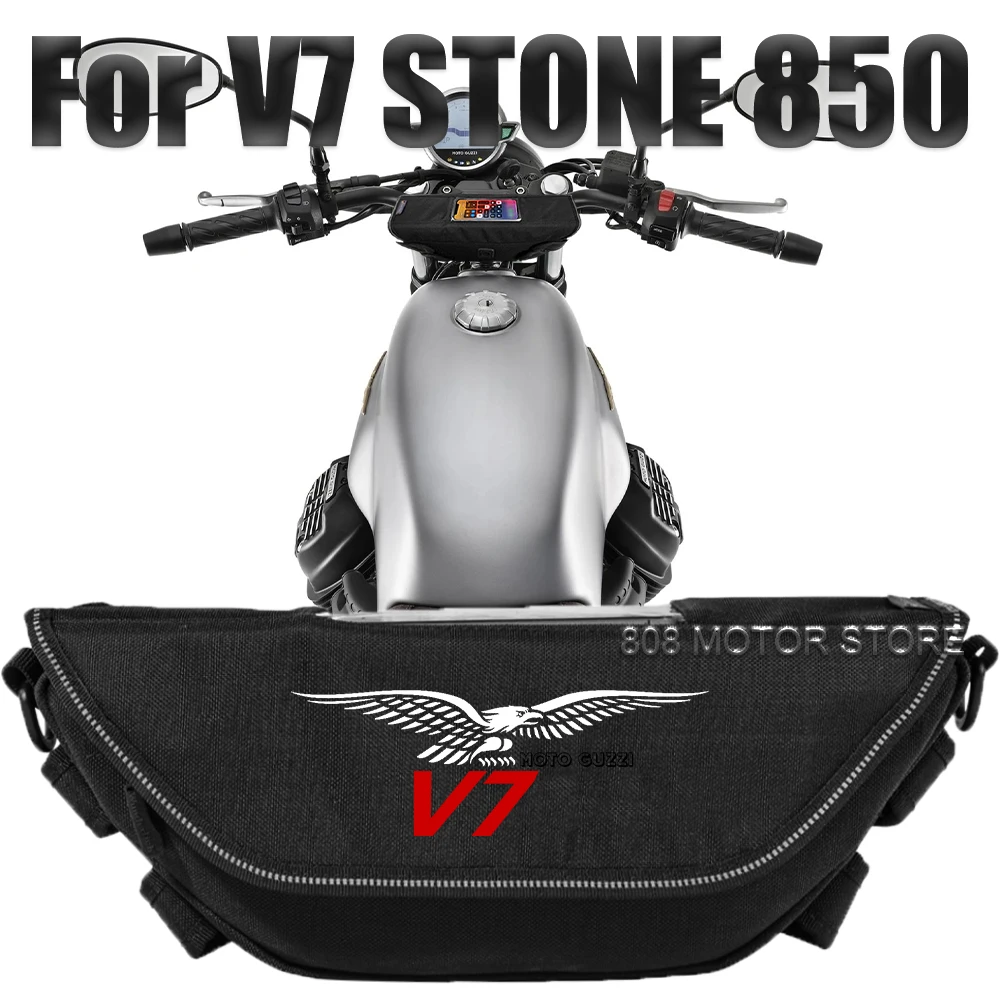 

For Moto Guzzi v7 stone 850 Motorcycle accessories tools bag Waterproof And Dustproof Convenient travel handlebar bag