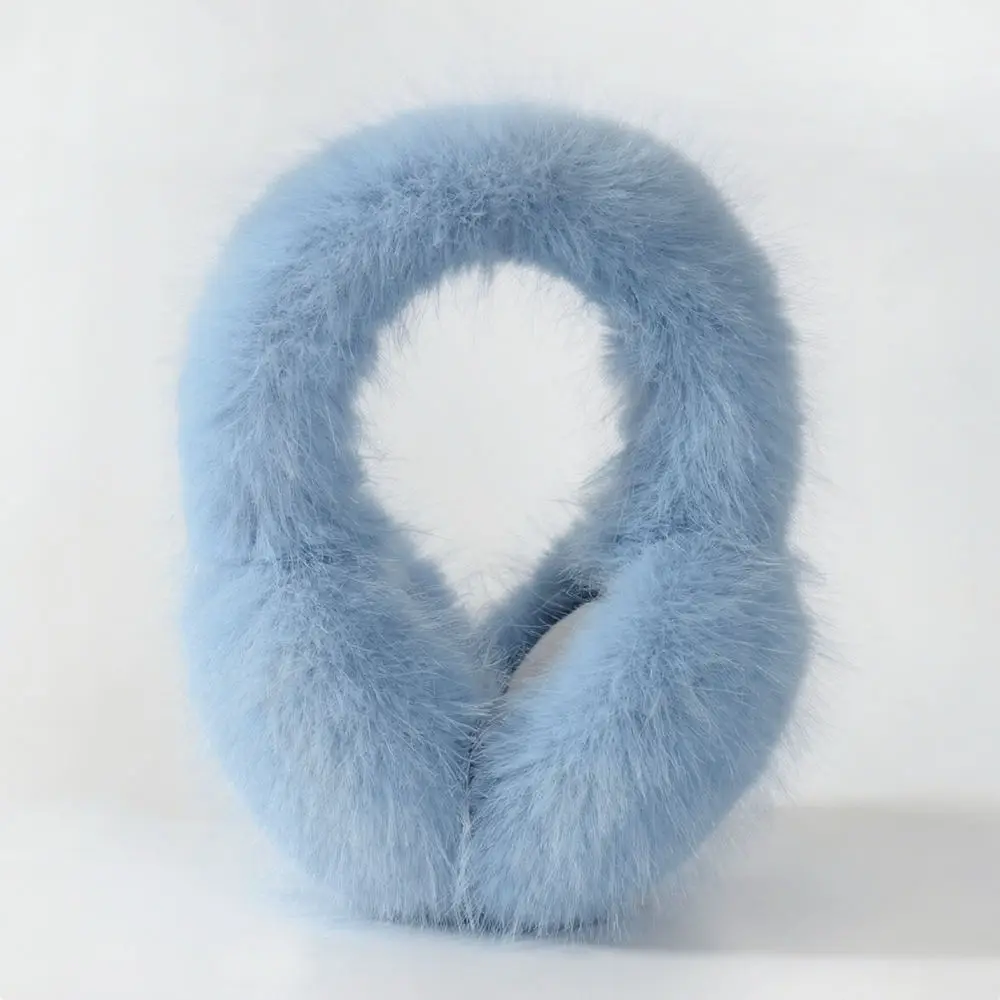 Cozy Faux Earmuffs Winter Warm Plush Ear Covers Foldable Accessory For Women Men Windproof Cold Weather Ear Protectors
