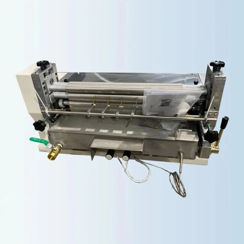Applicator Hot Melt Glue Gluing MachineFactory Price 380mm Paper Box Glue Machine Hot Cold Glue