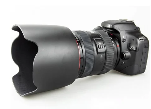 EW-83F 카메라 렌즈 후드 총검 펜탈 꽃 렌즈 후드 77mm EW 83F 렌즈 후드 Canon EF 24-70mm/f2.8L USM 렌즈