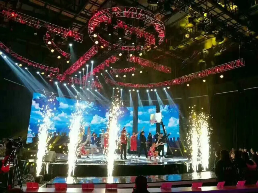 Shipping Msds Christmas Certificate Ti Powder Cold Spark Firework Machine For Dj Bar Party Celebration