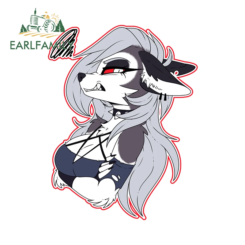 

EARLFAMILY Loona Graffiti Sticker Fashionable Personality Decal Occlusion Scratch Graphics Vinyl DIY Vehicle Styling Accessories