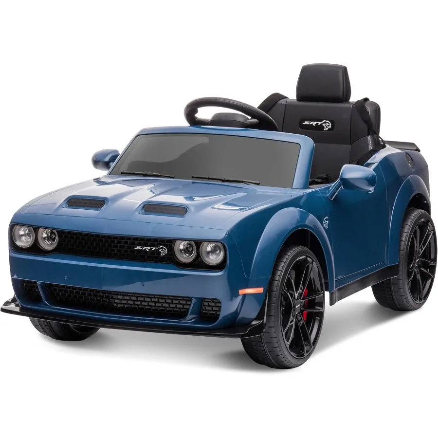 Auto elettrica con licenza Dodge Ride on Car 12V7Ah Veicolo elettrico alimentato a batteria Ride on Toys con telecomando 3 velocità LED H