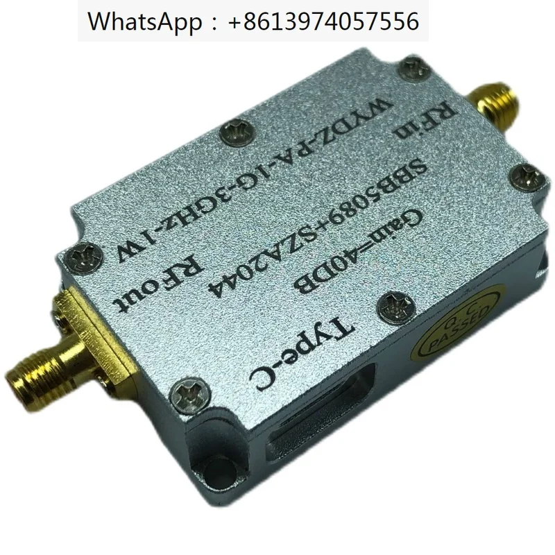 

Microwave unidirectional power amplifier SBB5089+SZA2044 2.4GHz 1W 30dBm RF power amplifier