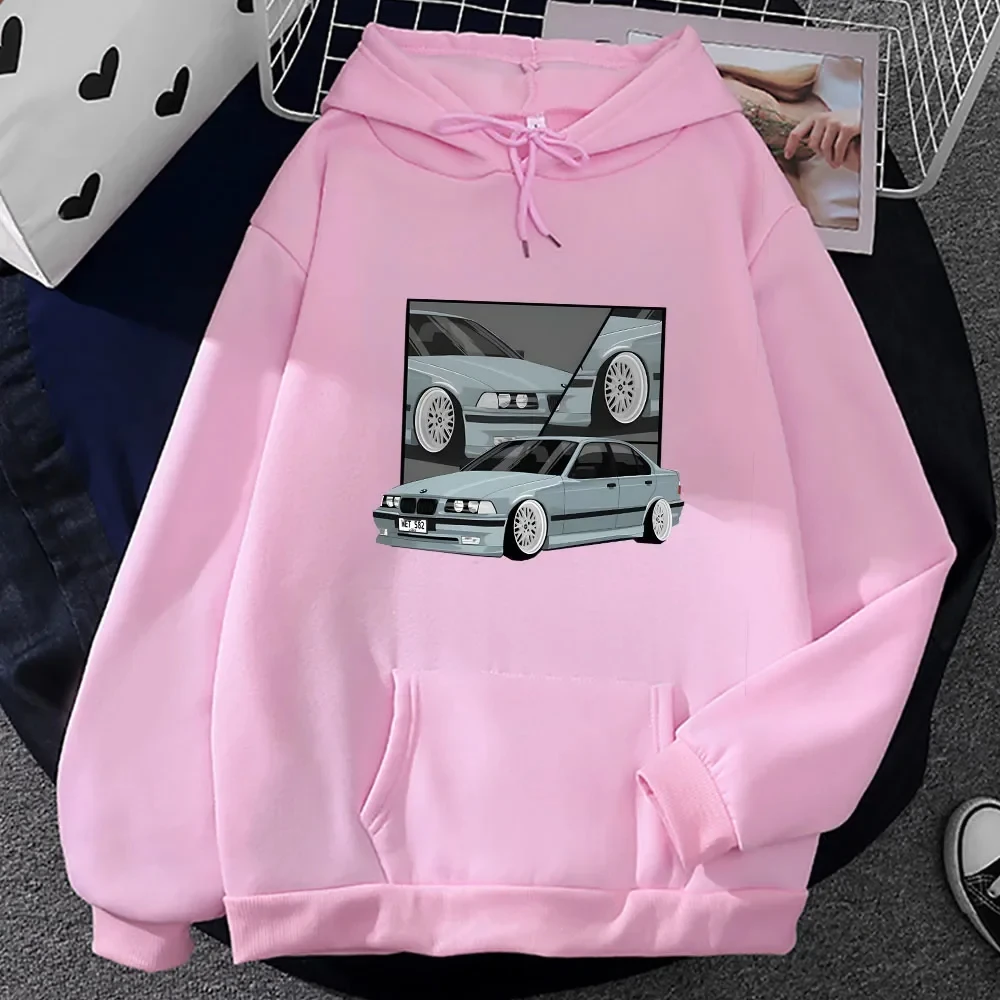 Car Printed Graphic Hoodies Prevalent Street Male Casual Sweatshirts Autumn Fleece Clothing Soft Comfortable Hooded Pullovers