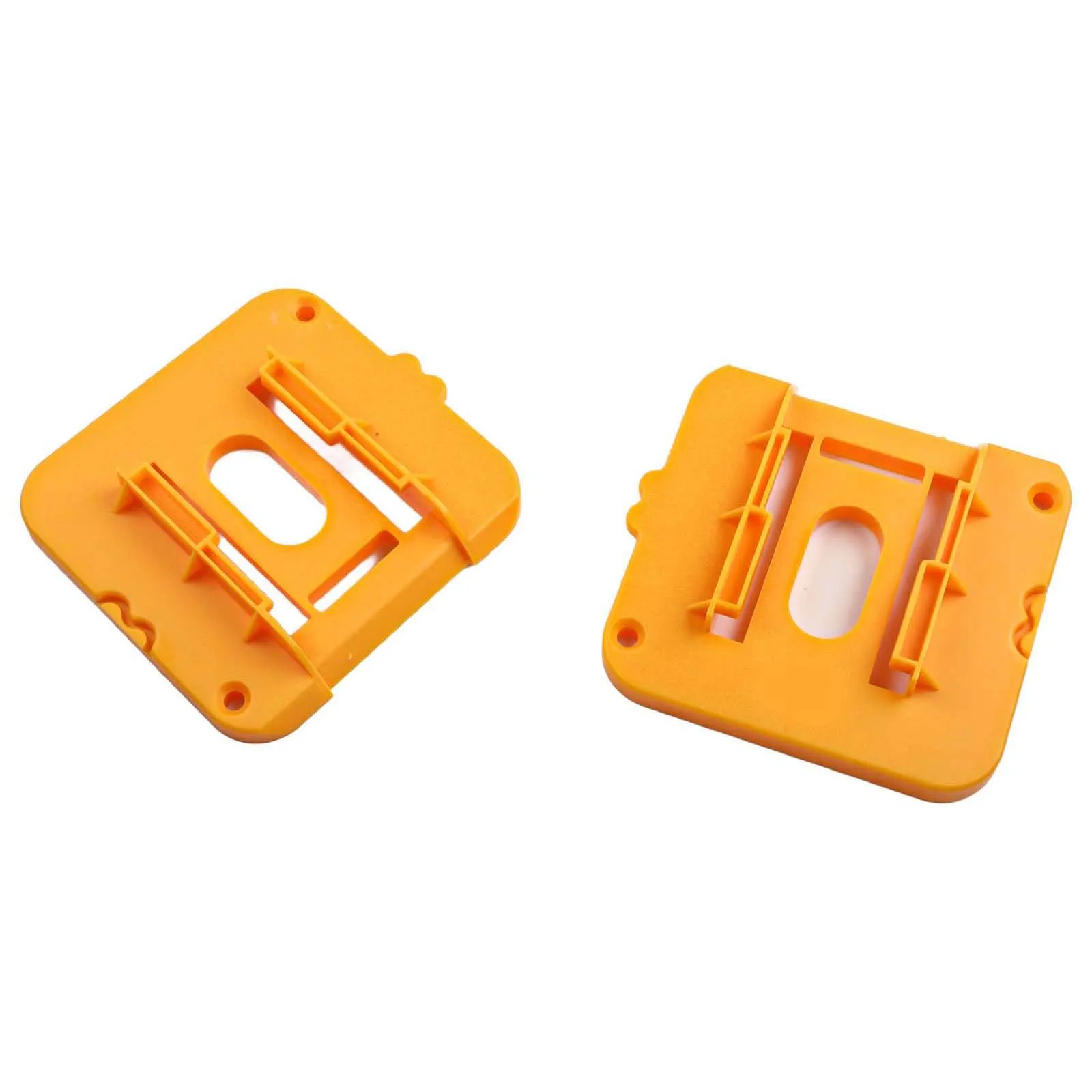 5Pcs Plastic Battery Holder For 20V 60V DCB200 DCB203 DCB204 DCB606 Drill Storage Rack Wall Mount Screw Included