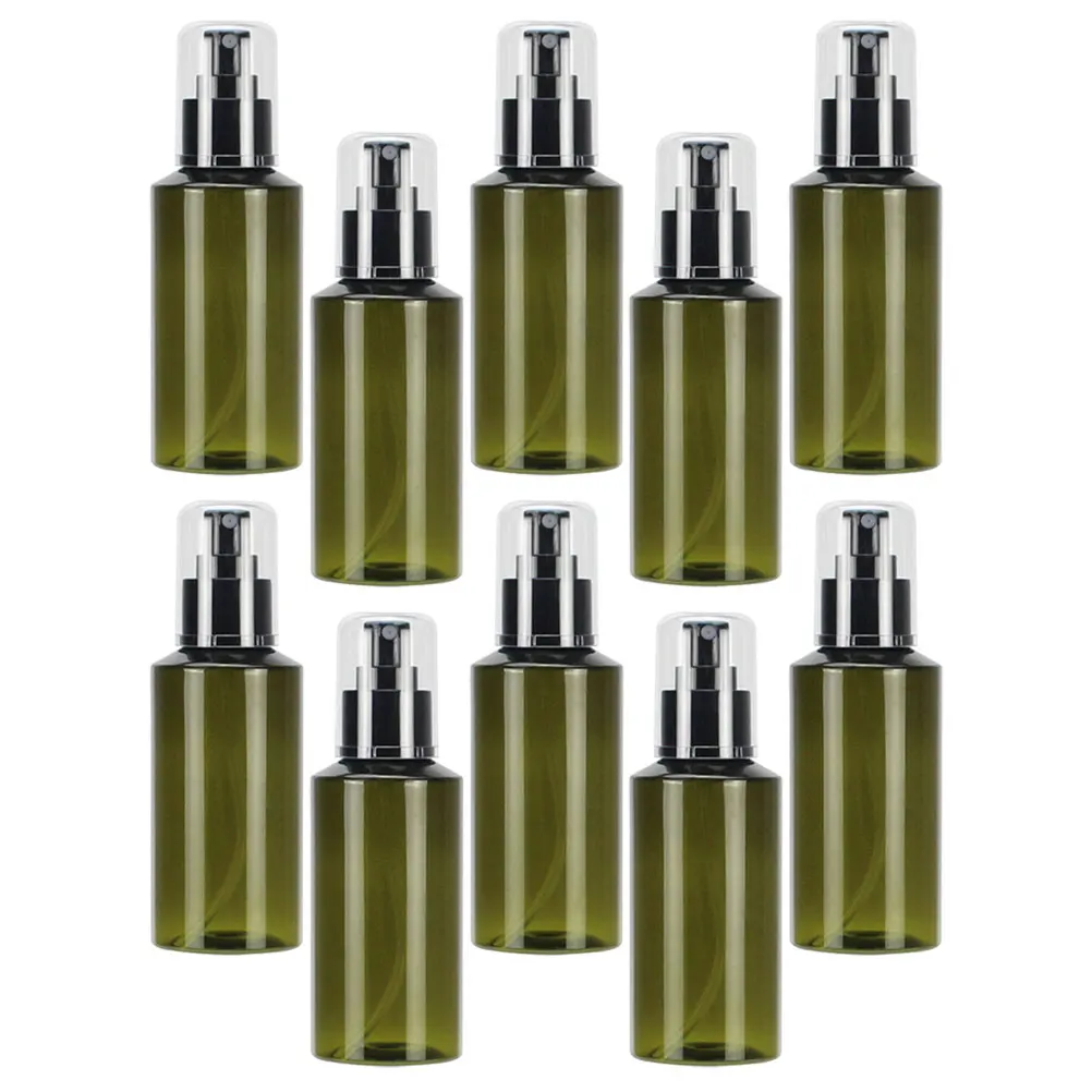 10 szt. Butelka z rozpylaczem Puste Butelki Wielokrotnego Użytku z Drobną Mgiełką Plastikowe Butelki Podróżne dla Zwierząt Domowych Szczelne Wytrzymałe Butelki do Kosmetyków