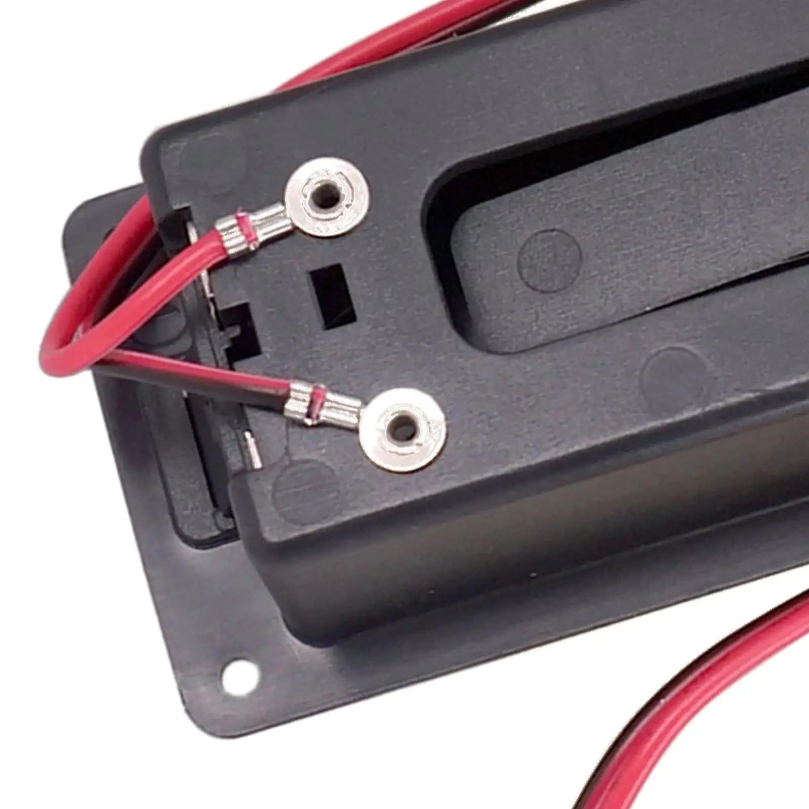 9 Volt Battery Case Bass Acoustic Box Plastic Guitar Accessory for Electric Guitar Kit and Active Pickups Wiring