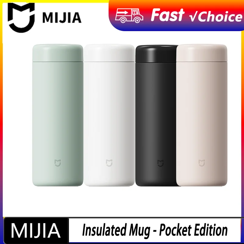 MIJIA 350ml Vacuum Cup Stainless Steel Sealed Outdoor Portable Water Cup Thermal Flask Thermos Water Coffee Tea Bottle CN