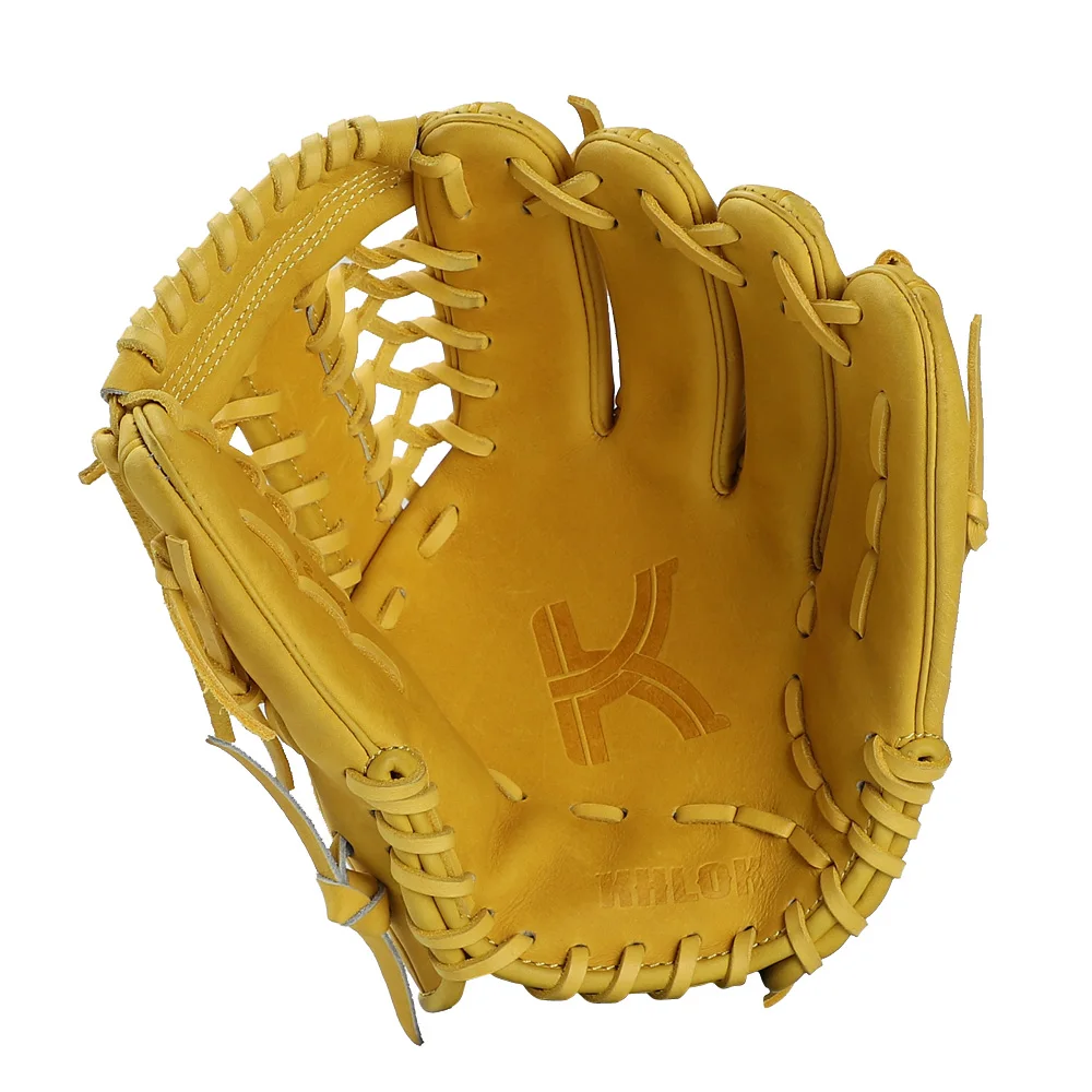 جودة عالية 11.5 بوصة Infield Steerhide قفازات جلدية الكبار قفازات البيسبول للتدريب للاعبين المبيعات الساخنة #4