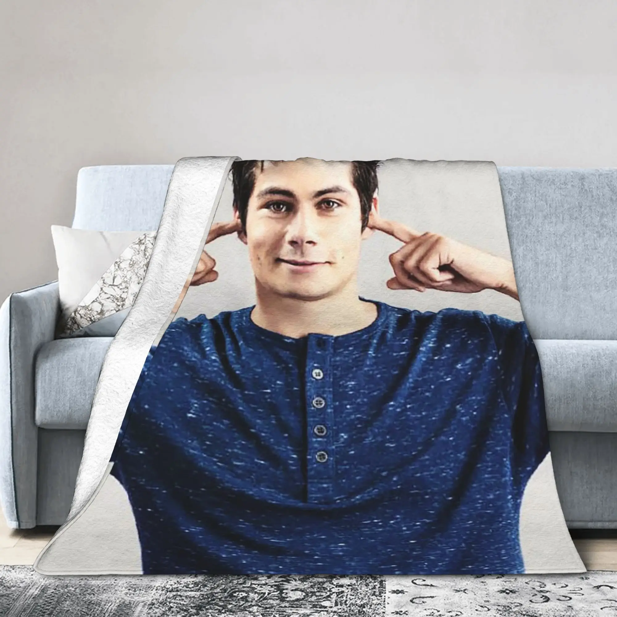 Dylan O'Brien Blanket Actor Flannel Awesome Soft Throw Blanket for Home Decoration