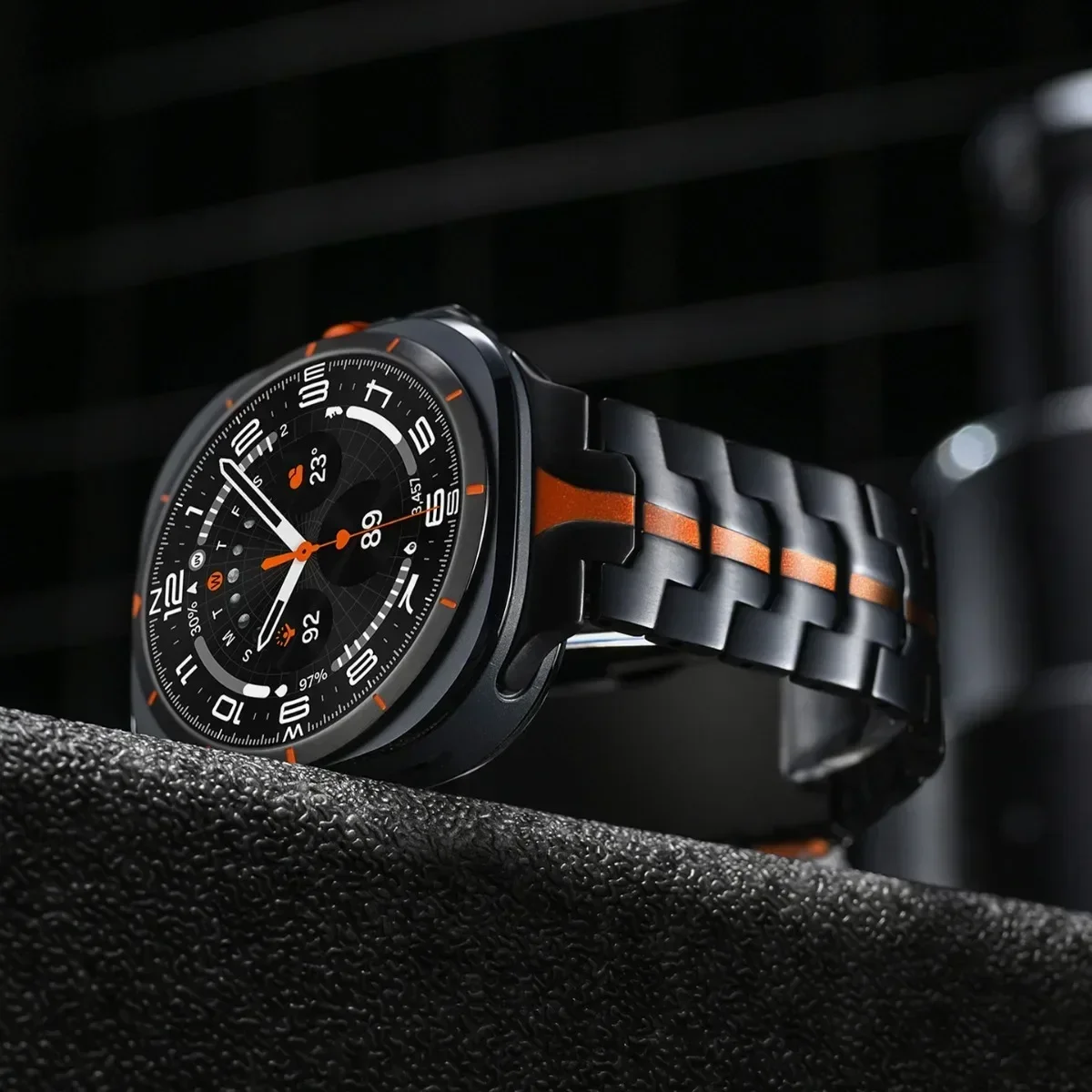 Titanium Luxury Band for Samsung Galaxy Watch Ultra 47mm Metal Strap Link Bracelet for SAMSUNG ULTRA 7 47MM galaxy 47 Men Correa
