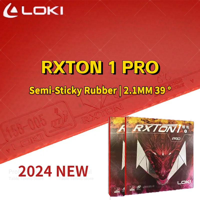

Оригинальная резиновая полуклейкая губка для настольного тенниса LOKI RXTON 1 PRO, быстрая атака, оригинальная губка WANG HAO LOKI для соревнований по пинг-понгу