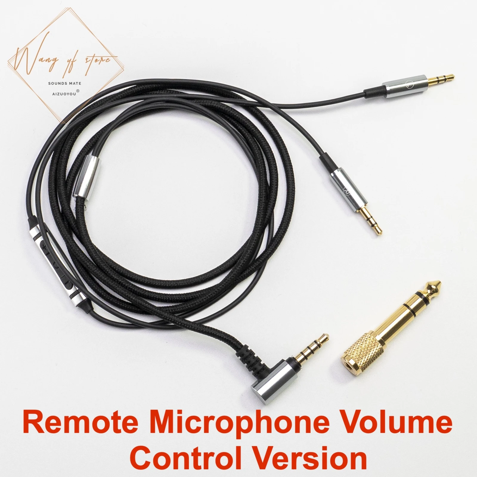 5N OFC Hifi Cable Wire Line For Xiaomi Xiao Mi Over Ear Headphone Headset All Smartphones Remote Control