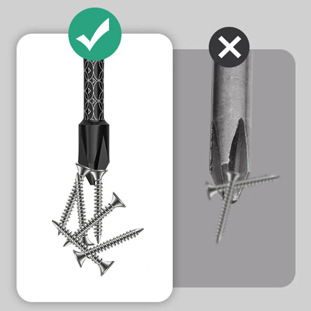 Alloy Steel Screwdriver Cross Screwdriver Bit Suitable For Electric Screwdrivers Suitable For Strong Screw-driving