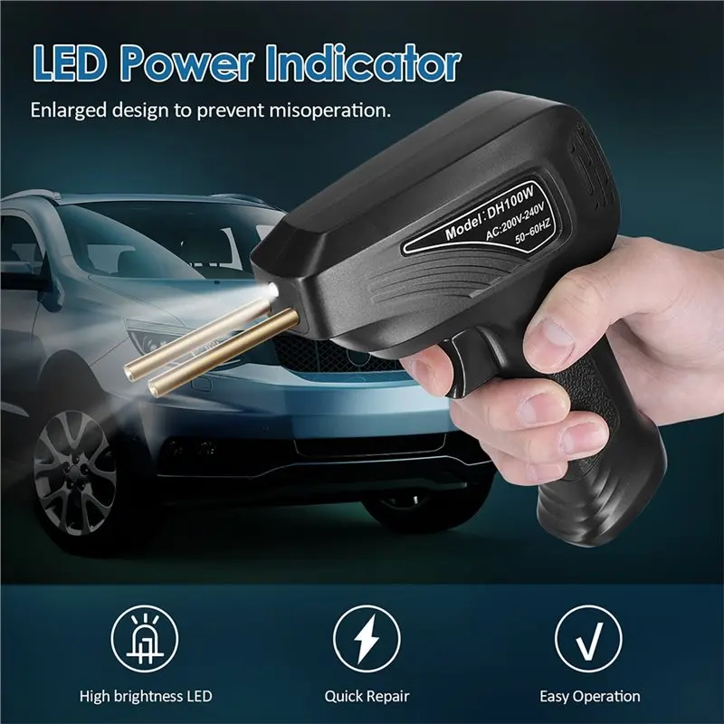 A25I-DH100W Plastic Welding Machine Second-Generation For Planting Nails, Crack Welding,Thermal Cutting,Rapid Heating EU Plug