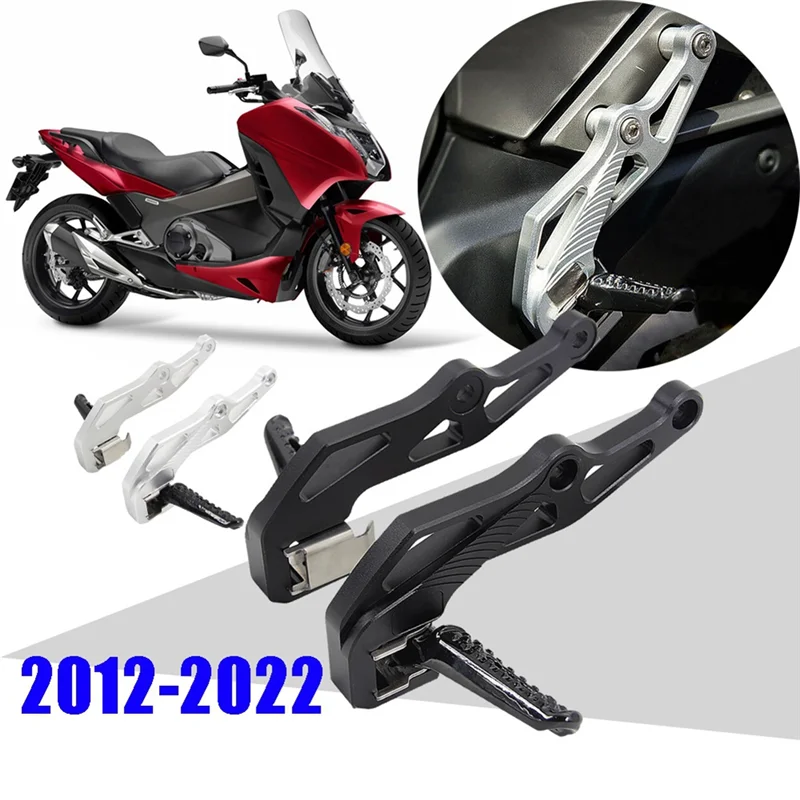 

AM-Motorcycle Foot Pegs Pedals Footrest Kit Parts For HONDA NC700D NC750D NC 700D 750D NC700 NC750 D Integra(Black)