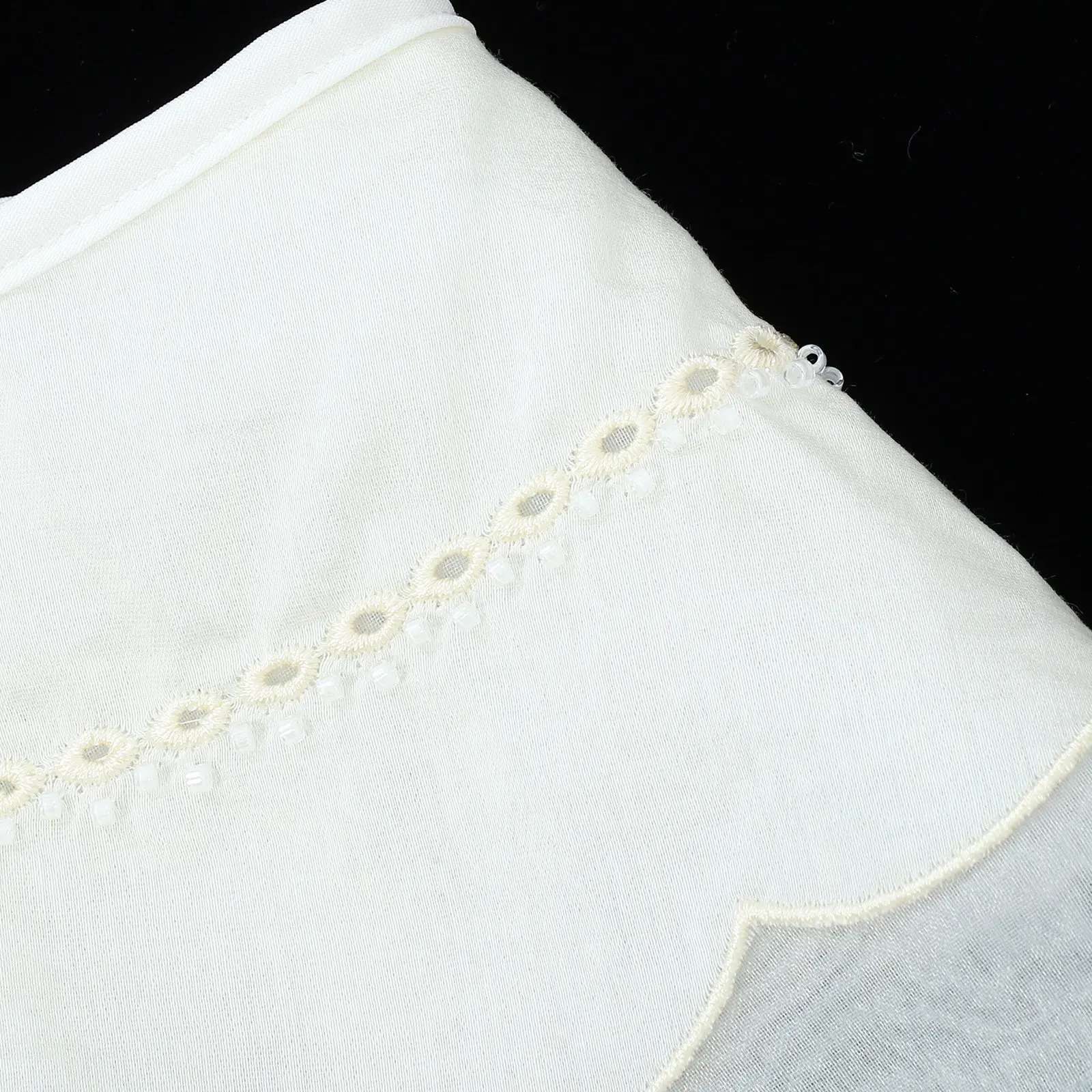 Women's Lace Fake Collar Detachable Faux Blouse Collar Comfortable Cotton Neck Trim Decorative Shirt Enhancer for Versatile
