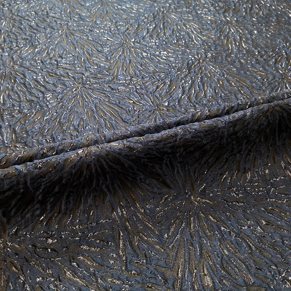 

Парчовая жаккардовая ткань с темным узором, фейерверк, платье, костюм, пальто, модная ткань, брендовый дизайн, шить, оптовая продажа, материал на метр