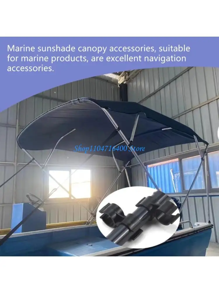 

y1gd 4 Pack Universal Yacht Deck Clamps Durables Nylon Material Holds Canopy Support Rods Without Noise
