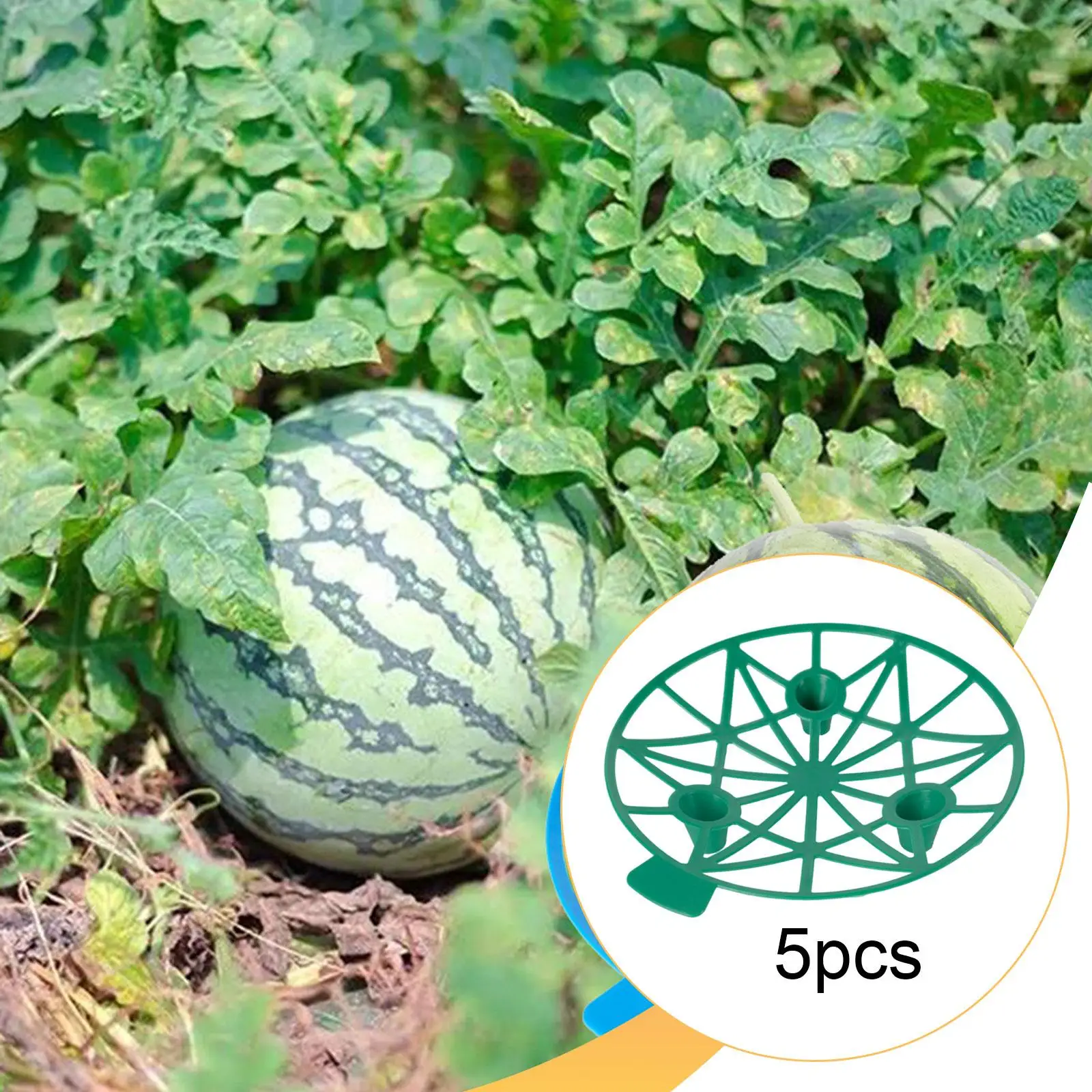 5x Melon Cradle Plant Support Garden Planting Tools Green Accs Vegetable Stand for Squash Strawberry Cantaloupe
